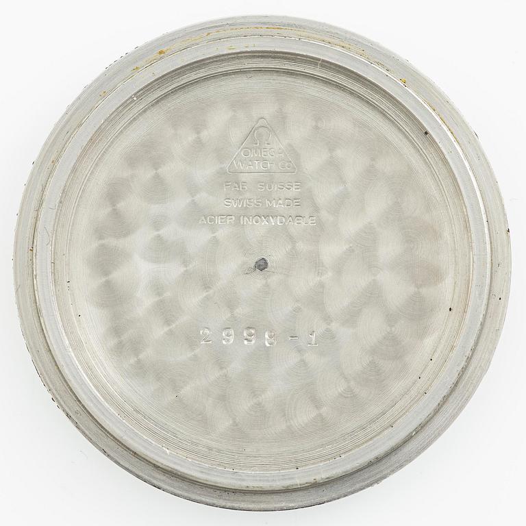 Omega, Speedmaster, "Base 1000", "Tropical Dial", "2998-1", "Naiad crown", ca 1959.