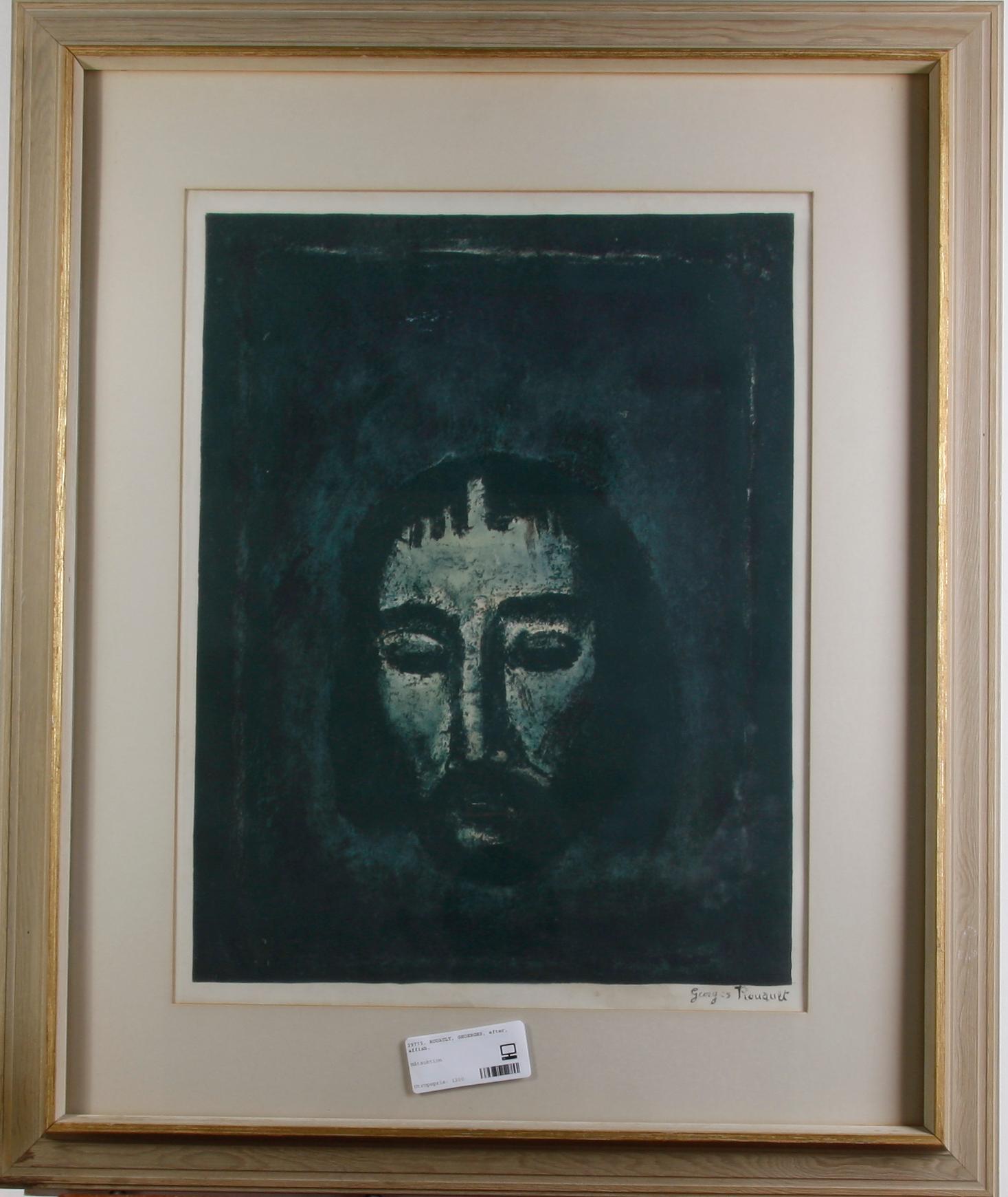 ROUAULT, GEORGES, efter. Färgoffset, sign i trycket.
