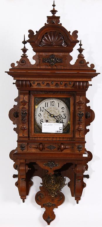 VÄGGPENDYL, nyrenässans, 1800-talets slut.