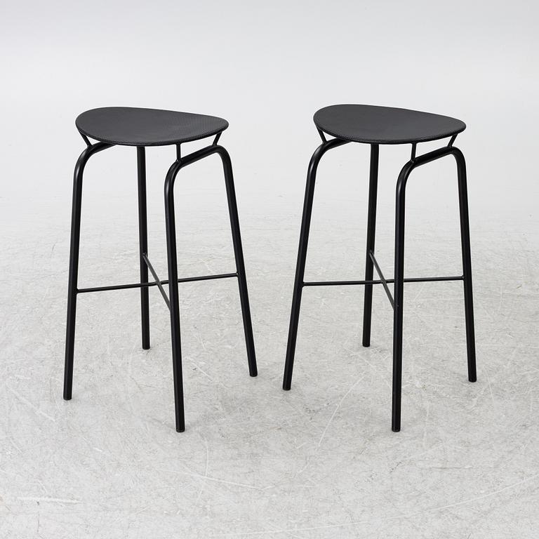 Mathieu Matégot, barstolar, "Nagasaki", 4 st, Gubi.