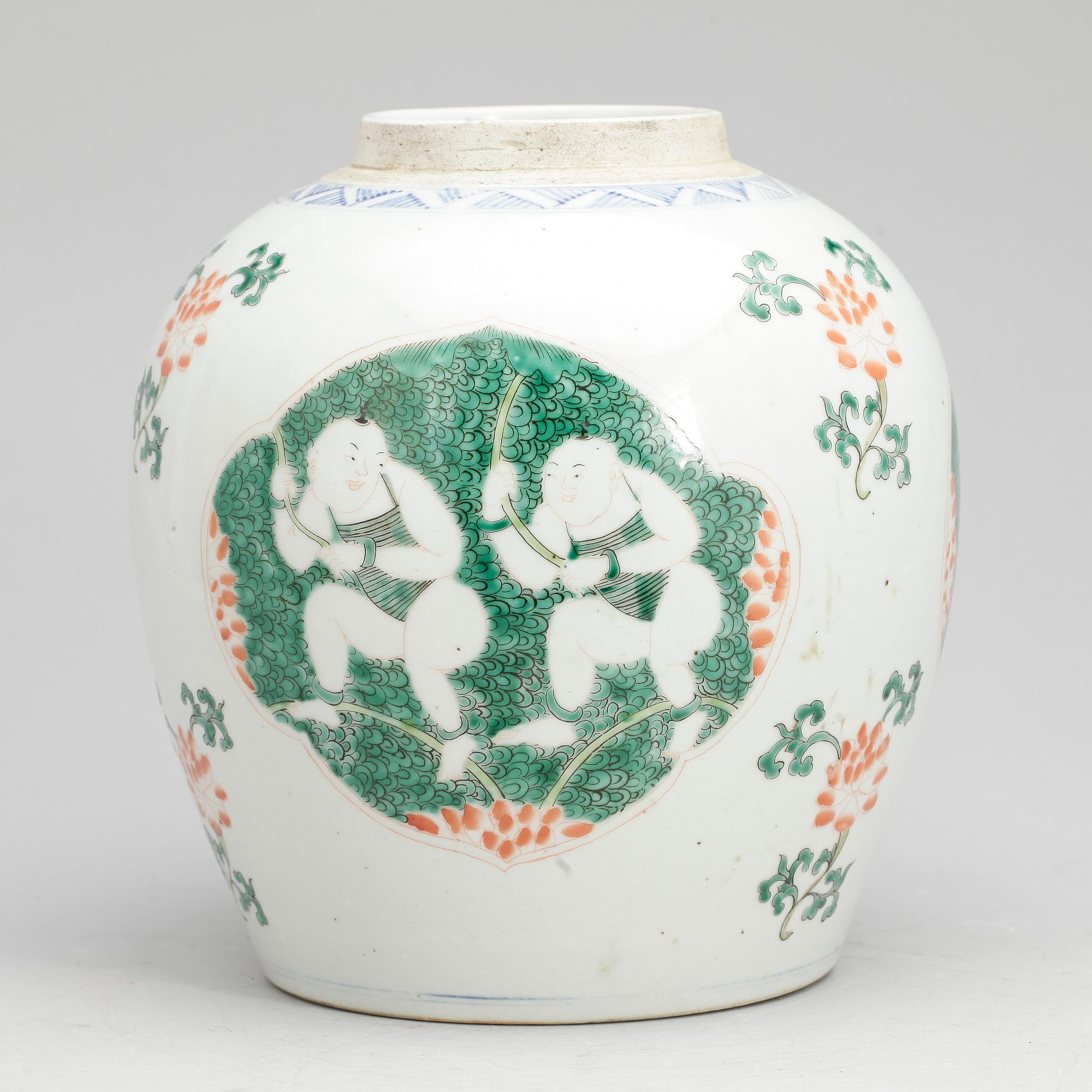 BOJAN, porslin, Kangxistil, Kina.