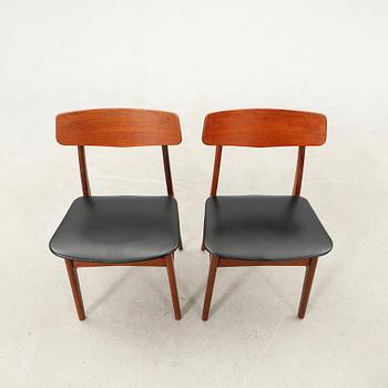 Chairs, 6 pieces, 1960s, Denmark.