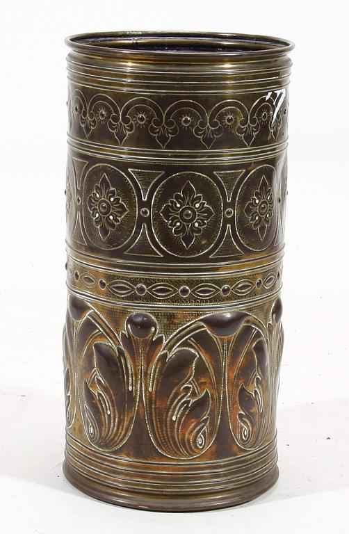 PARAPLYSTÄLL, mässing, 1800-tal.