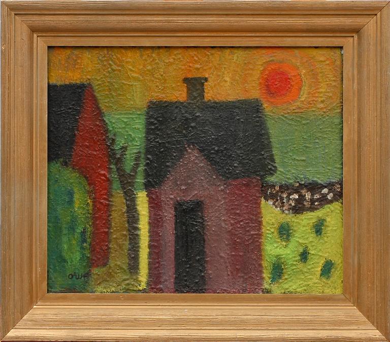 BENGT ORUP, olja på duk, signerad.