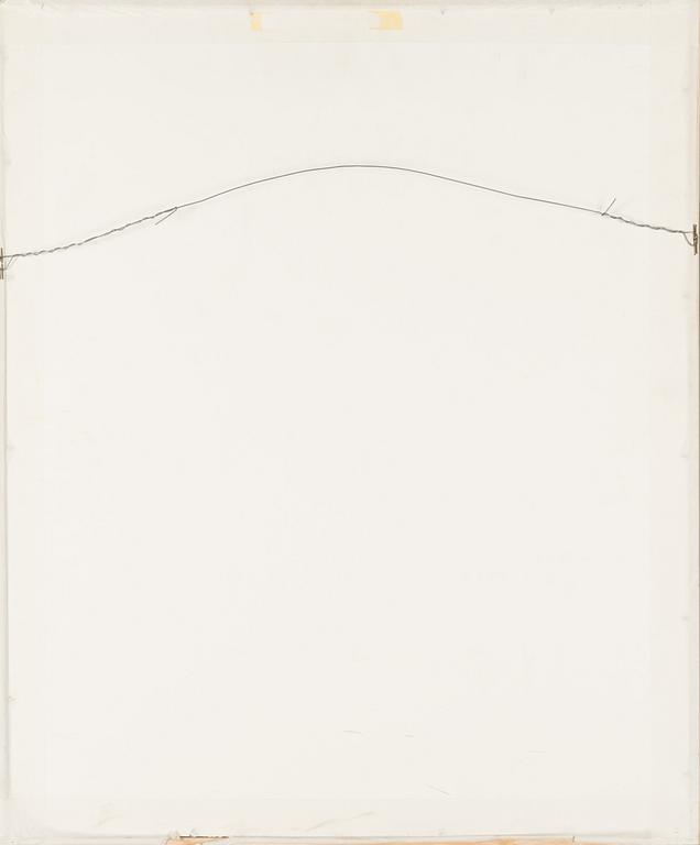 Kristian Krokfors, akryl på pannå, signerad och daterad-92.