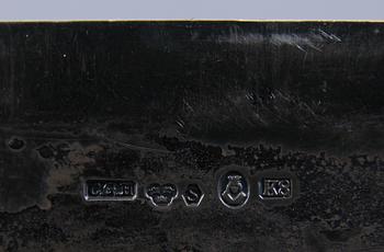 TOBAKSBURK, silver, C. G Hallberg, 1936. 628 gram.