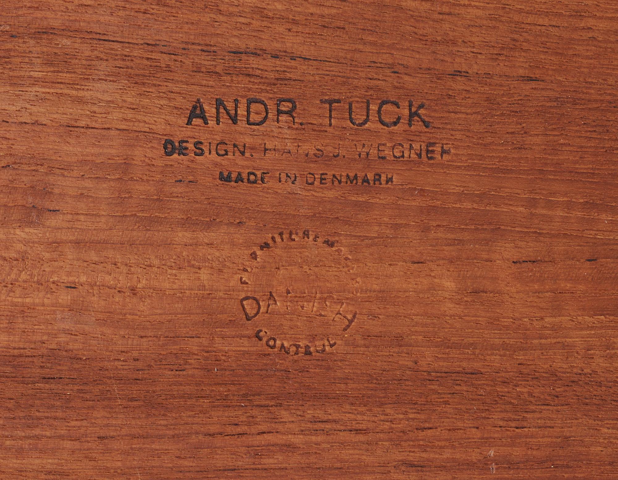 HANS J WEGNER, sybord, för Andreas Tuck, Odense, Danmark 1950-60-tal.