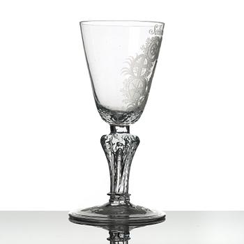 POKAL, glas. Tyskland, 1700-tal.