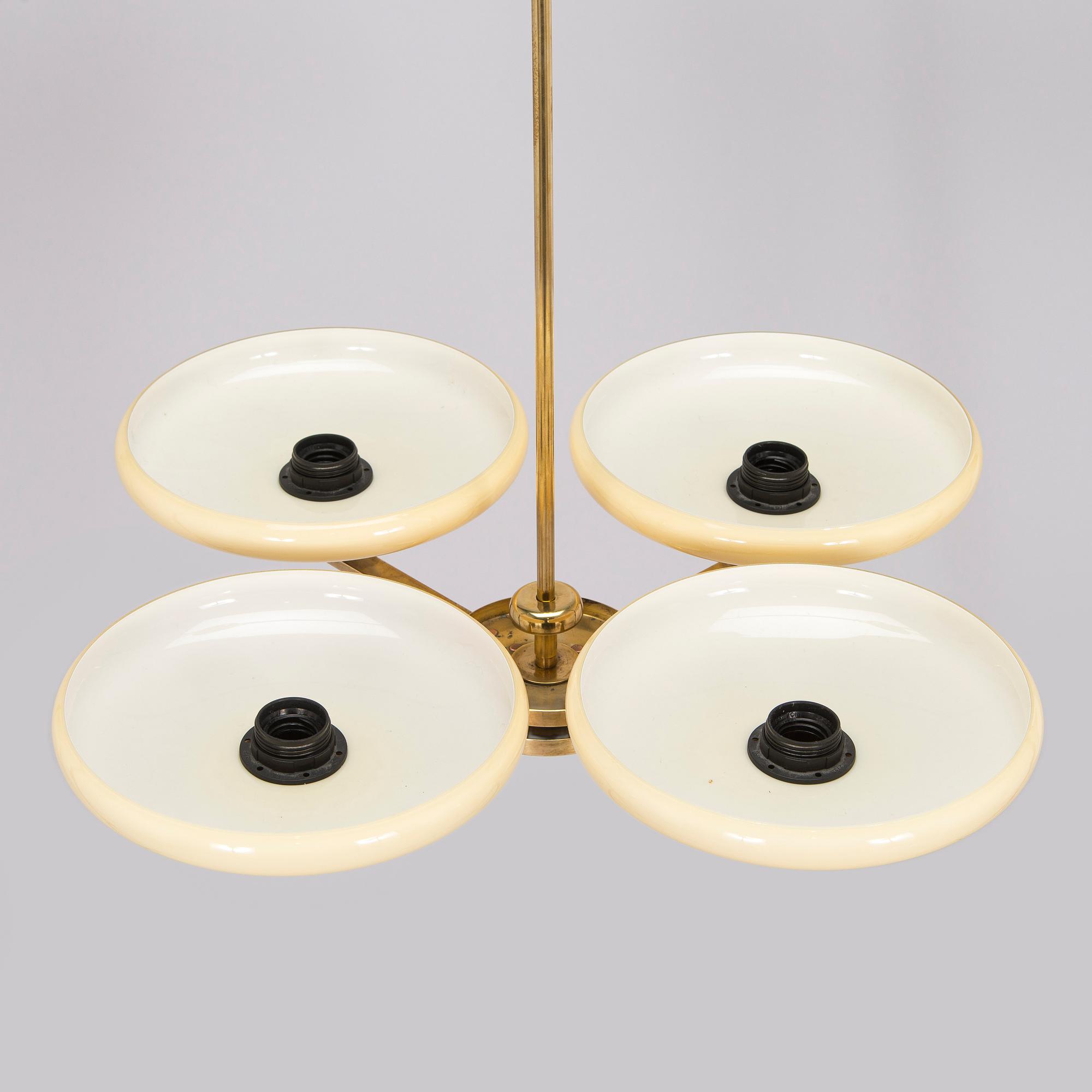 Paavo Tynell, taklampa modell 1442/4, Taito, 1930-tal.