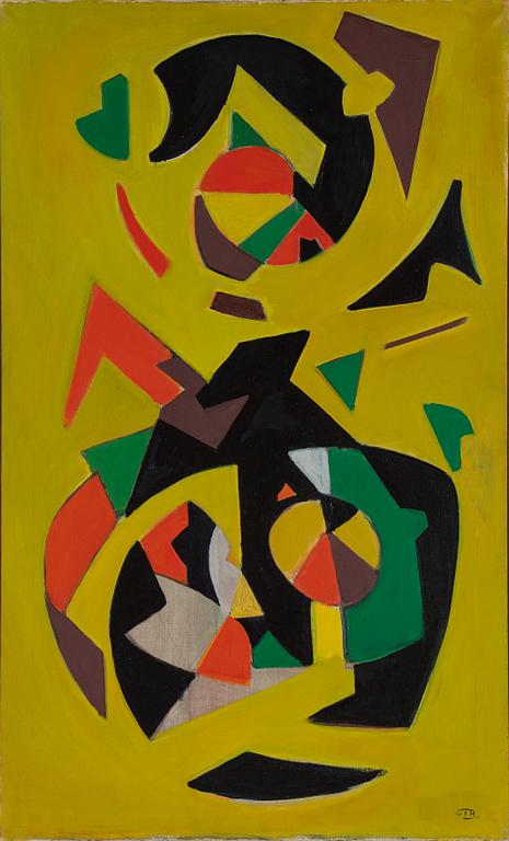 John Ivar Berg, oil on canvas, signed, executed 1950.