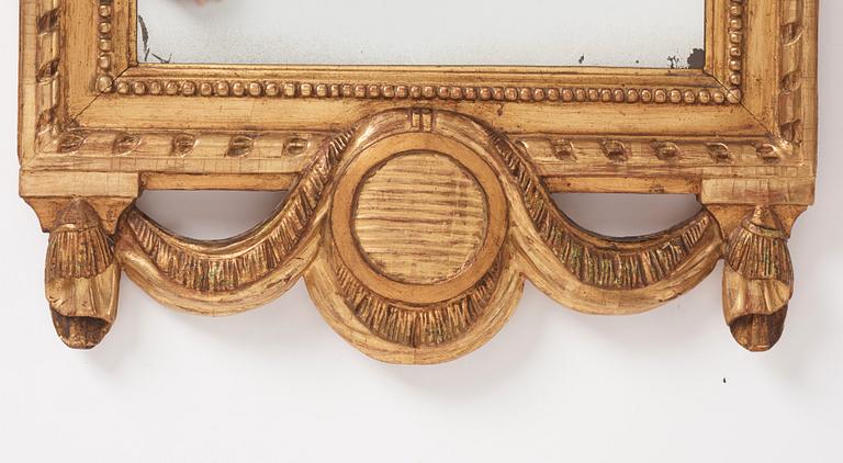 Spegel, Stockholmsarbete, 1700-talets slut, Gustaviansk.