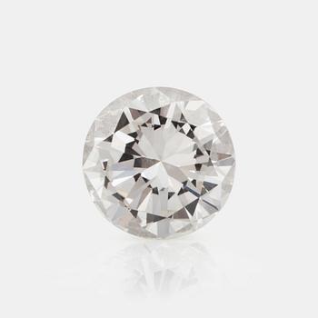 An unmounted brillliant-cut diamond, 1.21 ct, Quality circa G-H/VVS.