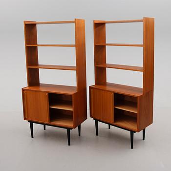 BOKHYLLOR, 1 par, 1900-talets andra hälft.