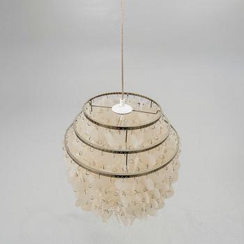 Shell lamp, 1970s.