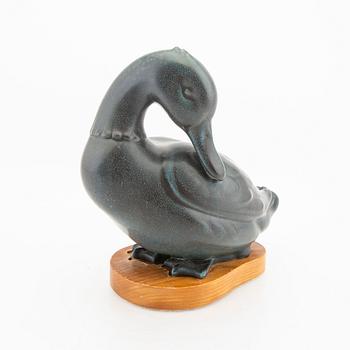 Gunnar Nylund, a signed and numbered 83/200 stoneware figurine.