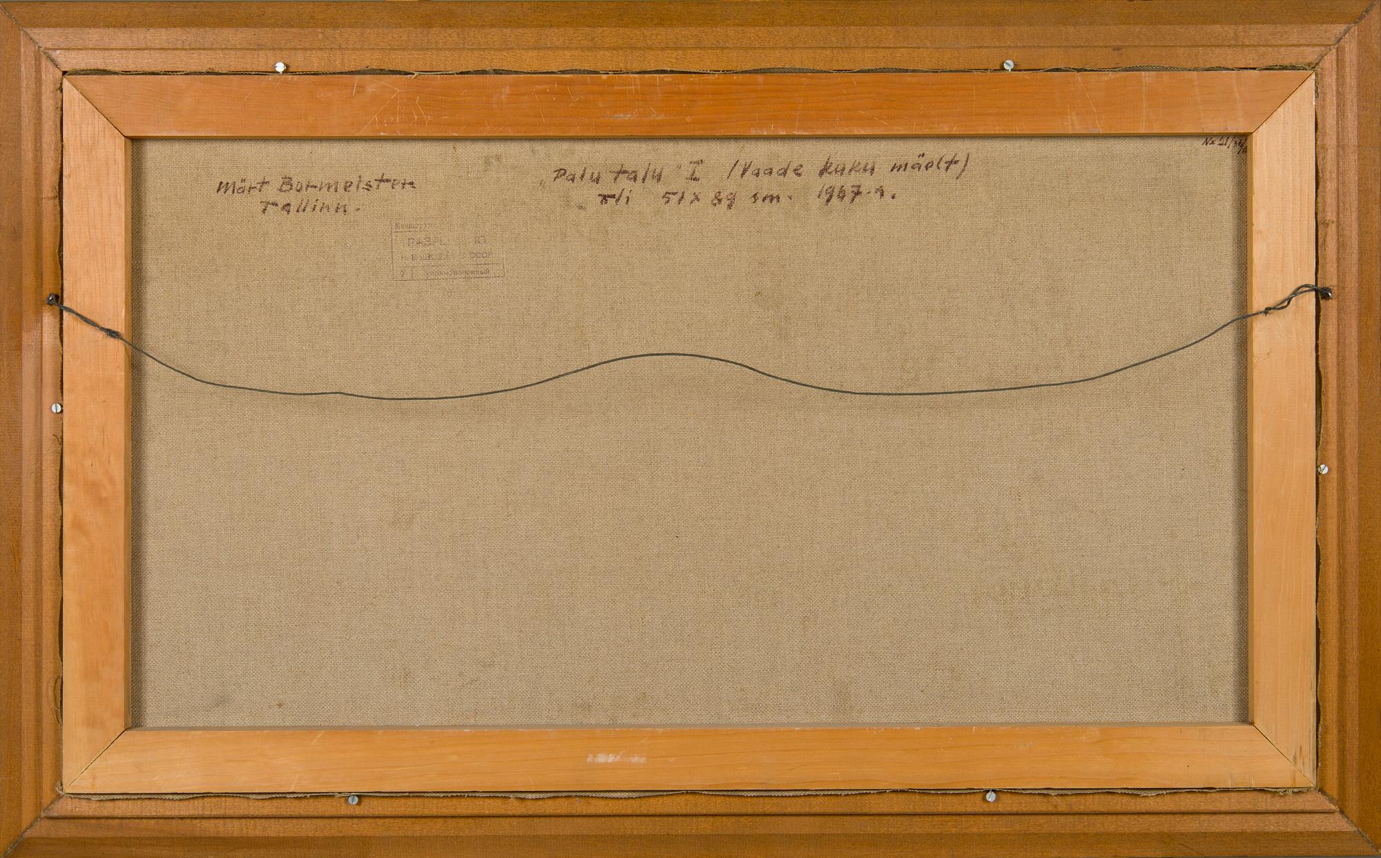 Märt Bormeister, "Palu talu - vaade Kuru mäelt".