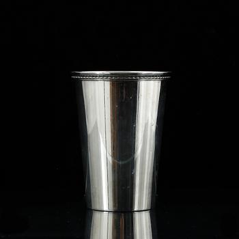 BÄGARE, silver, Sven Arne Gillgren, GAB, Stockholm 1965. Vikt ca 260 gram.