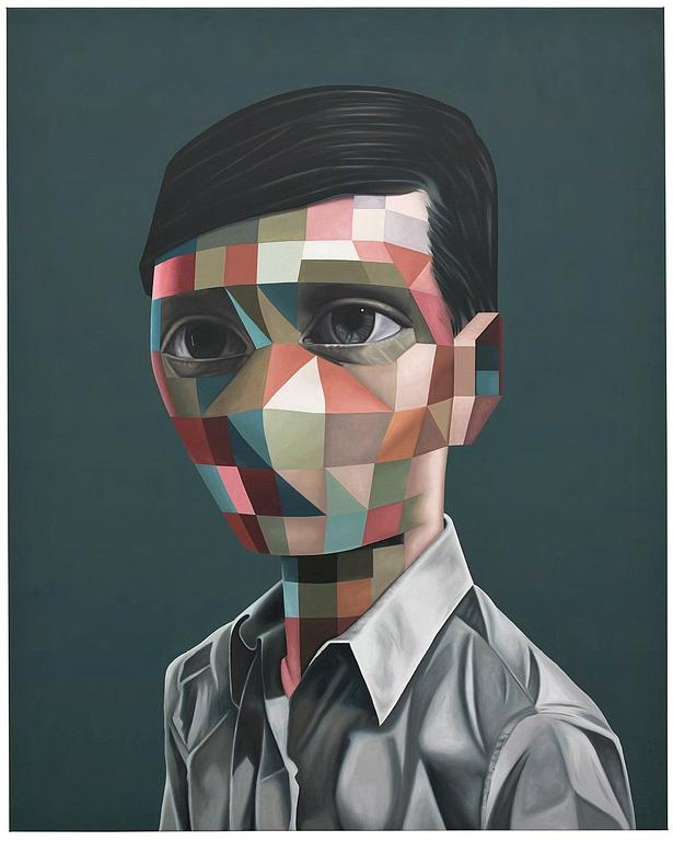 Magnus Larsson, "Untitled portrait I".