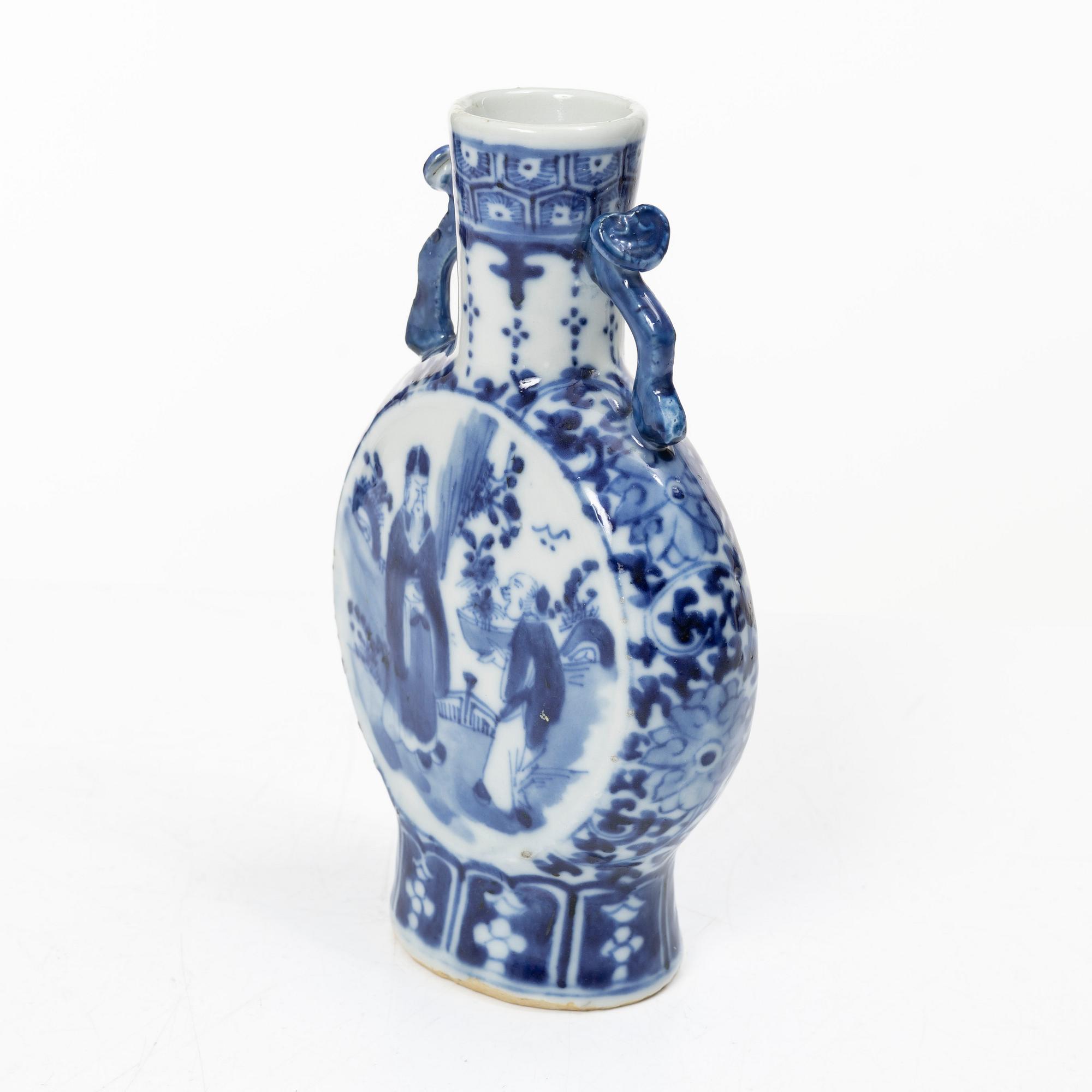 Pilgrimskrus, porslin, Kina, qing dynastin, 1800-tal.