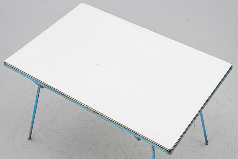 A set of garden furniture, model P-40 and P-50, Grythyttan, Sweden, late 1950's.