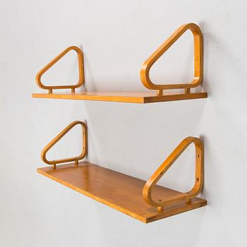 Alvar Aalto, two 1930/1940's shelves for O.Y. Huonekalu- ja Rakennustyötehdas A.B.