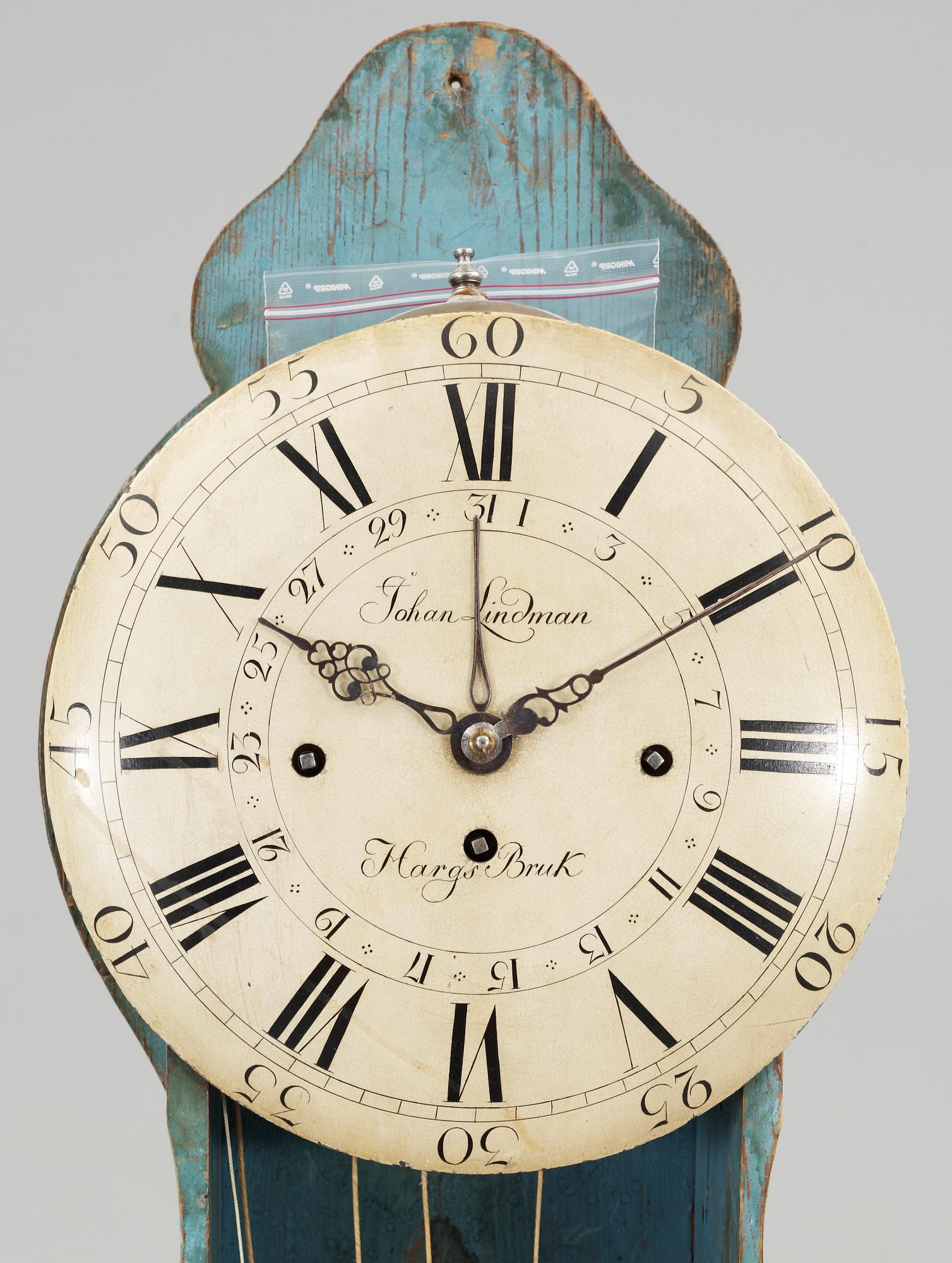 GOLVUR, rokokostil, Johan Lindman, Hargs Bruk, 1800-tal.