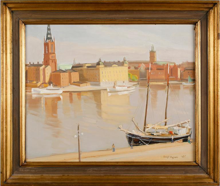 BIRGIT HYGRELL, olja på duk, signerad och daterad 1937.