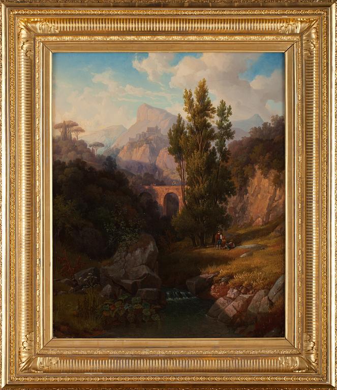 Gustaf Wilhelm Palm, Italian landscape.