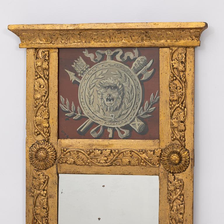 Mirror, Late Gustavian, early 19th century.