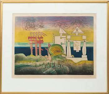 Roberto Matta, Ur "L'Arc, obscure des heures", 1975.