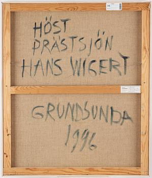 Hans Wigert, "Höst, Prästsjön".