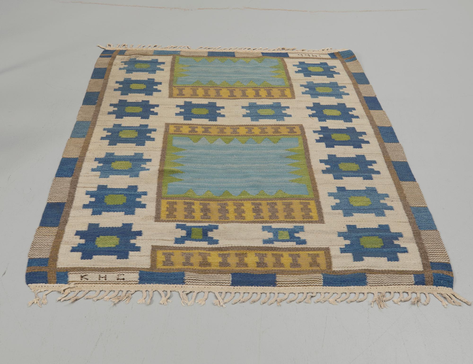 Kenneth Henry Cope, rug, rölakan, approx. 190 x 149 cm.