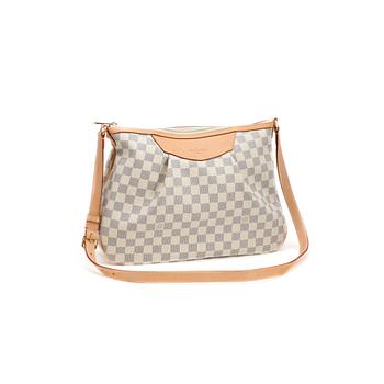 391. LOUIS VUITTON, a damier azur "Siracusa MM" shoulder bag.