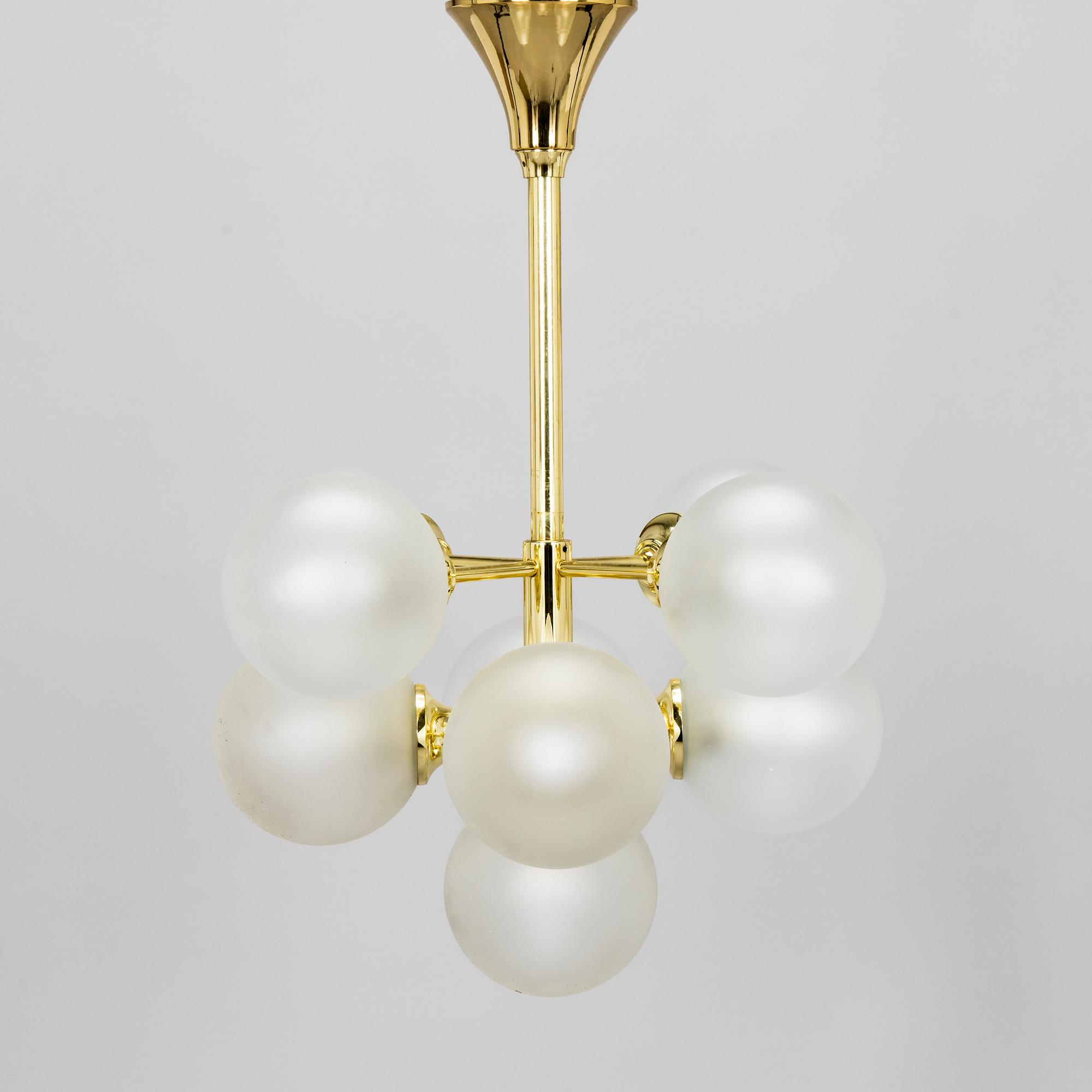 A late 20th century pendant light for LLF LICHTTECHNIK GMBH.