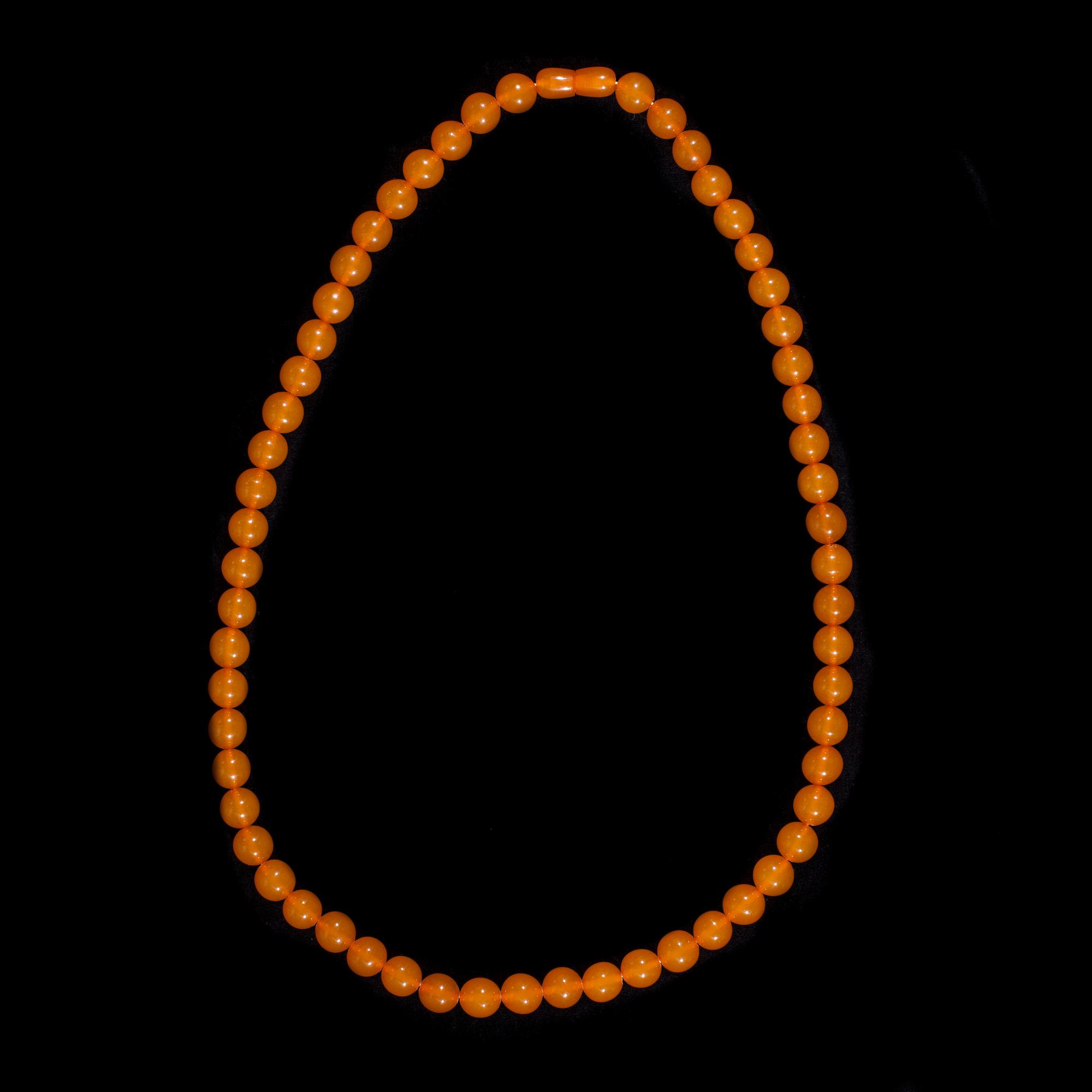 COLLIER, bärnsten.