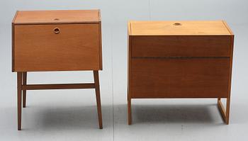 SCHATULL samt BARSKÅP, 1900-talets andra hälft.