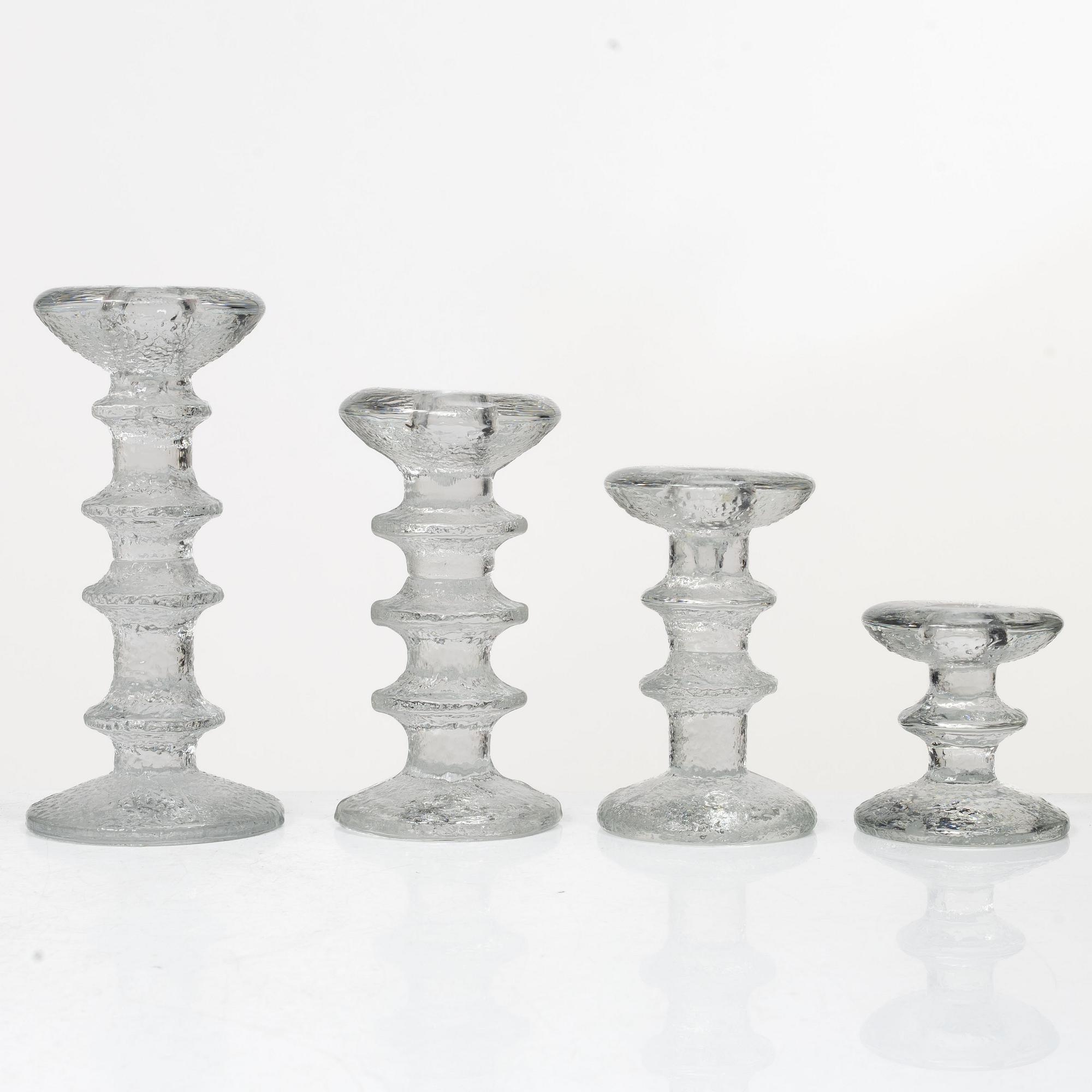 Timo Sarpaneva, Ljusstakar, 8 st, "Festivo", Iittala, Finland.