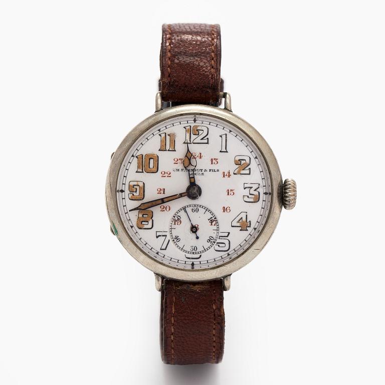 Ch. F. Tissot & Fils Locle, armbandsur, 33 mm.