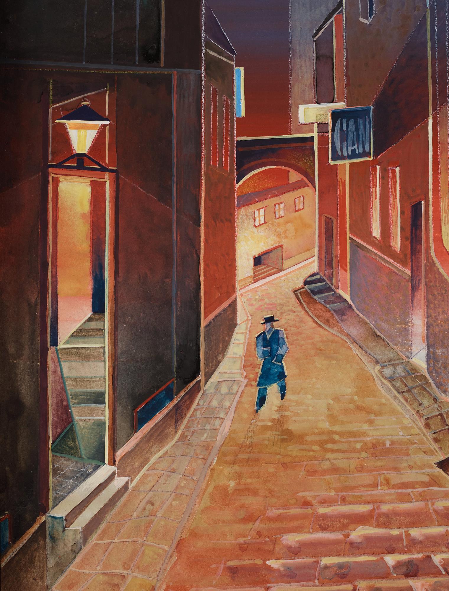 Gösta Adrian-Nilsson, "I gamla stan" (In Old Town).