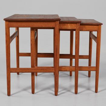 SATSBORD, 3 delar, Hans J Wegner, Andreas Tuck, Danmark, 1900-talets andra hälft.