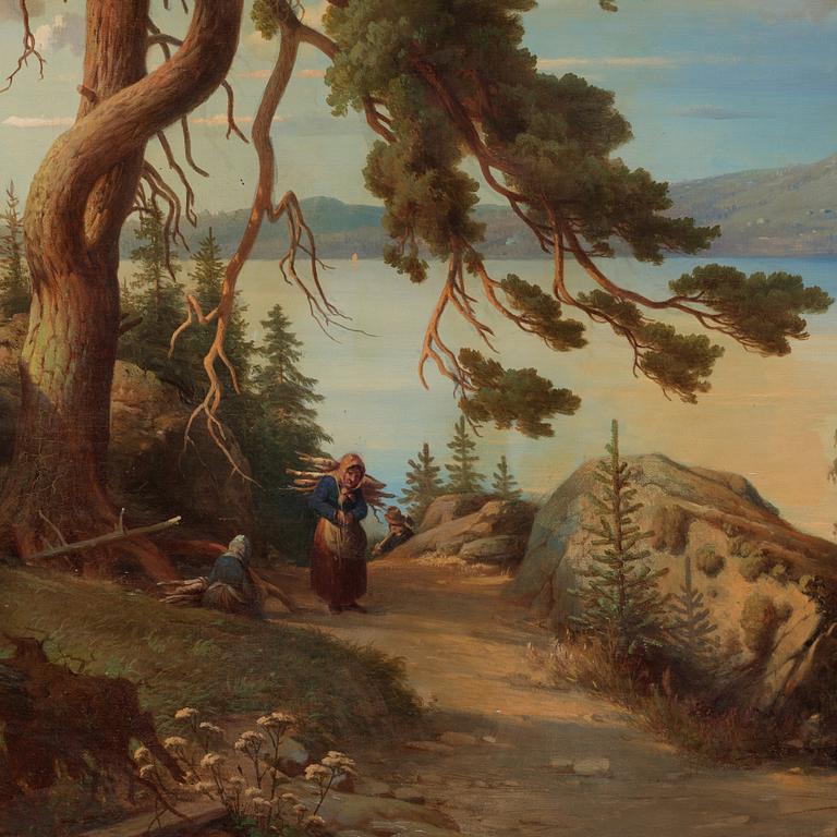 Joseph Magnus Stäck, Landscape with a woman.