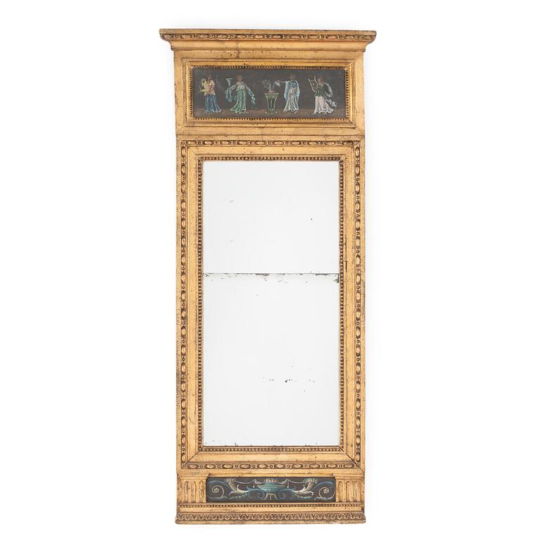 SPEGEL, sengustaviansk, omkring år 1800.