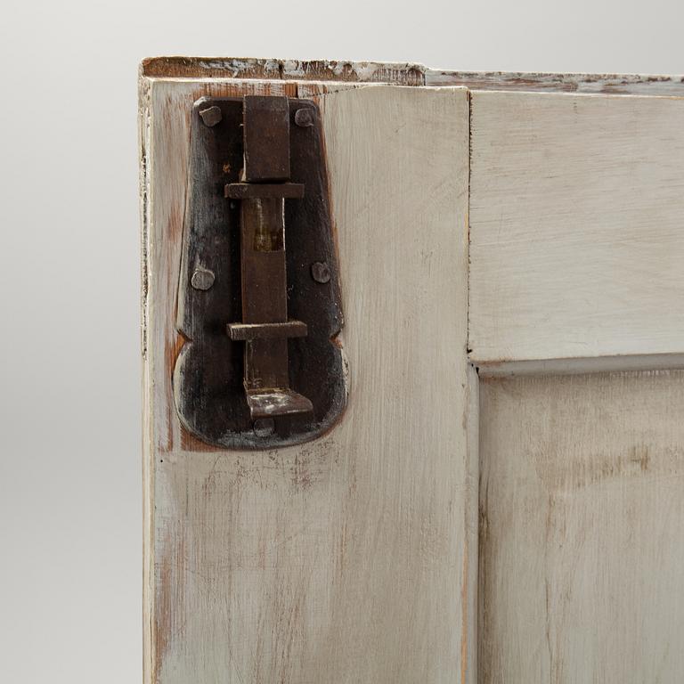 A painted cabinet, 19th Century.
