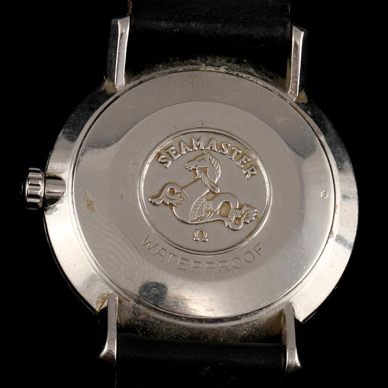ARMBANDSUR, stål, Omega Seamaster, 1900-talets mitt.
