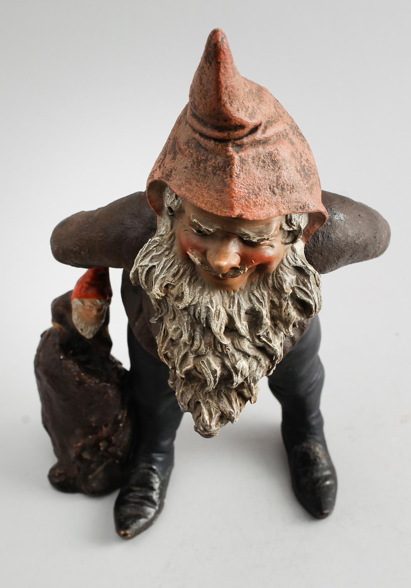 FIGUR, terracotta, sent 1800-tal.