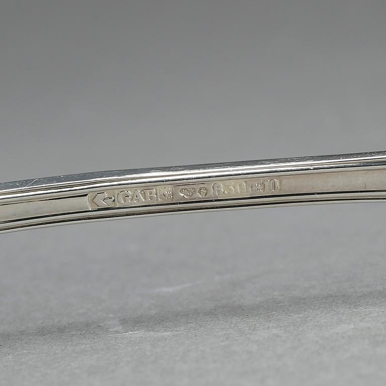 BESTICKSERVIS, 48 delar, "Olga", silver, GAB, Stockholm, bla 1979. Vikt ca 1183g.