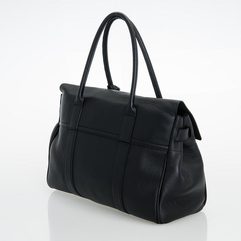 Mulberry, a black leather 'Bayswater' handbag.