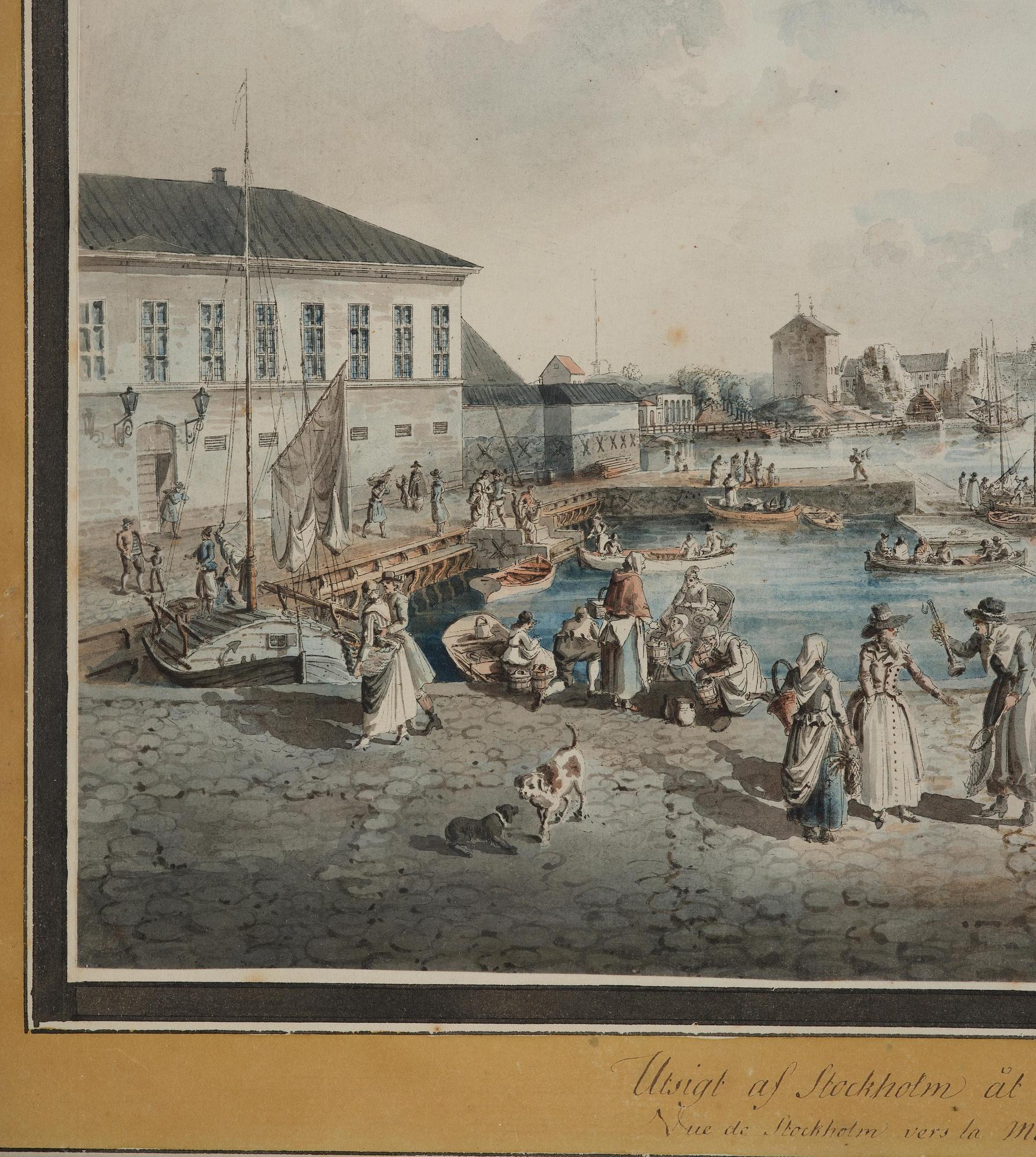 Johan Fredrik Martin, ”Stockholm åt Saltsjön" ("Utsigt af Stockholm tagen ifrån ingången till Blasieholmen").