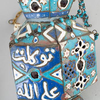 A Persian lantern, circa 1900.