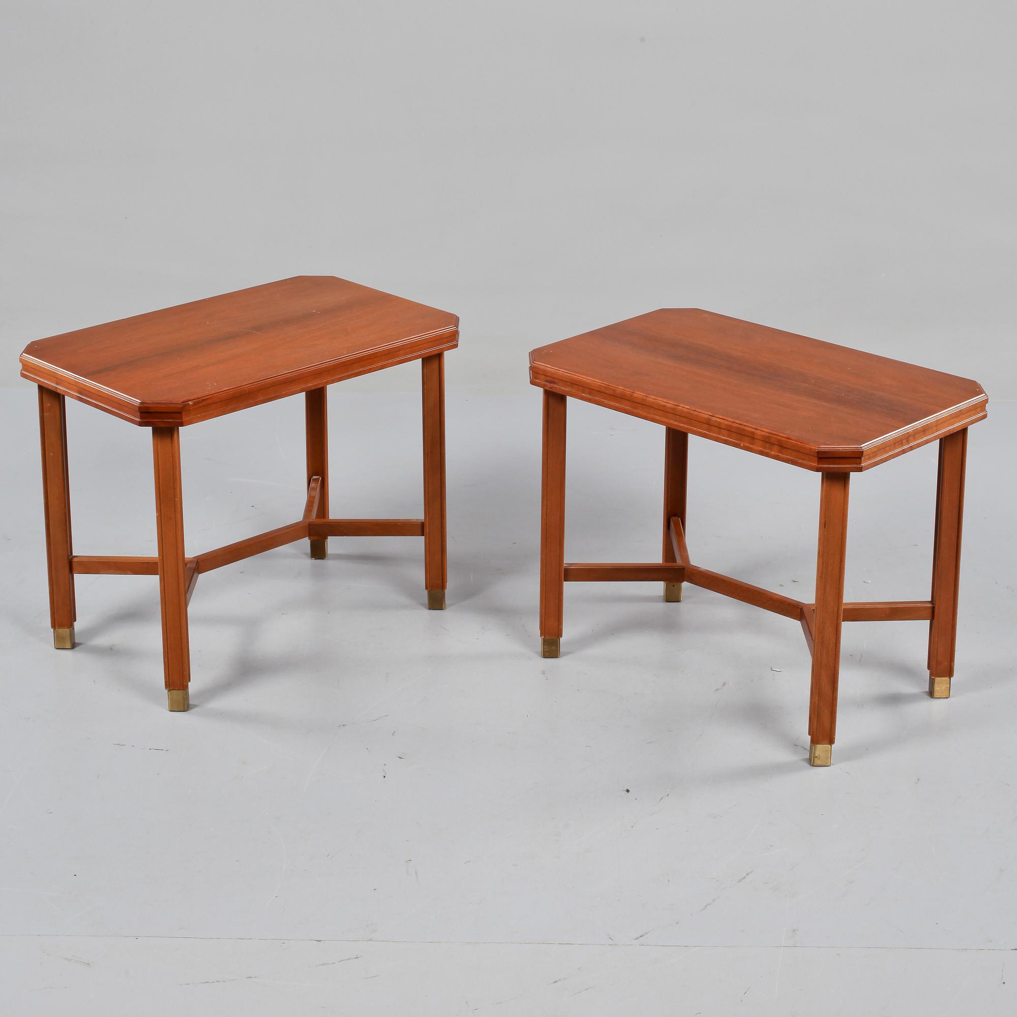 SIDOBORD, ett par, Westbergs, Tranås, 1900-talets andra hälft.